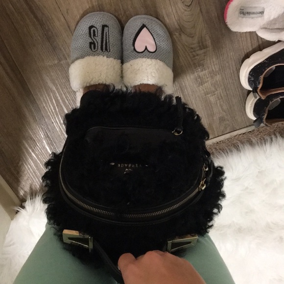 •MAKE OFFER• $2400 RETAIL VERSACE FUR BACKPACK